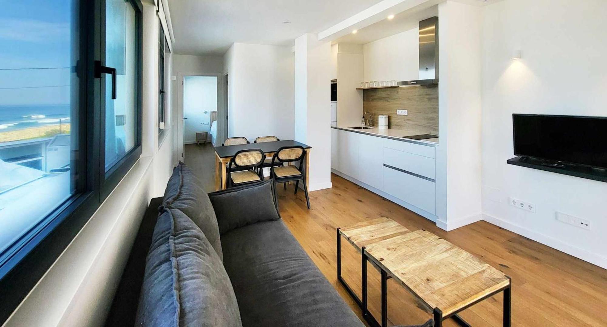 Ag Casa Arnados 1ª Linea De Playa Razo Con Jardiアパートメント 部屋 写真